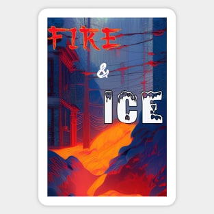 Fire 'n' Ice Sticker